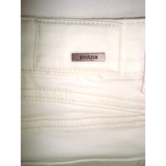 New NWT Womens 2 26 X 27 Prana Buxton Jeans White Boyfriend Stretch Organic Nice - Picture 7 of 7